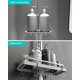 thumbnail image 3 of Shower basket - For bathroom storage - Shower rod 24-25mm - White 1pc, 3 of 5