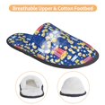 thumbnail image 3 of Slippers for Women Men, Cute Popcorn No.1001 Warm Womens Mens House Shoes Bedroom Slippers, Fuzzy Memory Foam Slippers Winter House Indoor Shoes Aesthetic Dorm Slippers, 3 of 5