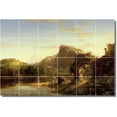 thumbnail image 1 of Ceramic Tile Mural-Thomas Cole Landscapes Painting 444. 25.5" w x 17" h using (24) 4.25 x 4.25 ceramic tiles, 1 of 3