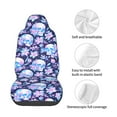 thumbnail image 4 of Picia crystal Skull flower leaf Print Waterproof Sweating Car Seat Cover for Post Gym Workout, Running, Beach and Hiking, Universal Fit Anti-Slip Bucket Seat Protector, 4 of 5