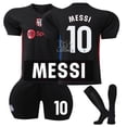 thumbnail image 1 of Barcelona 2024-2025 Messi #10 Football Jersey for Kids & Adults, 1 of 2