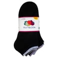thumbnail image 4 of Tin Corto Fruit Of The Loom para Mujer, C8299 Negro Sin Felpa Unitalla Paquete con 7 Pares, 4 of 4