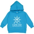 thumbnail image 2 of Inktastic Cape Cod Massachusetts Nautical Toddler Hoodie, 2 of 4