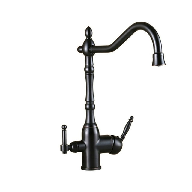 European-Style All-Copper Antique Faucet, Can Be Rotated Double-Handle Multi-Functional Clean Water Faucet Hot And Cold Mixed ,Versatile Features