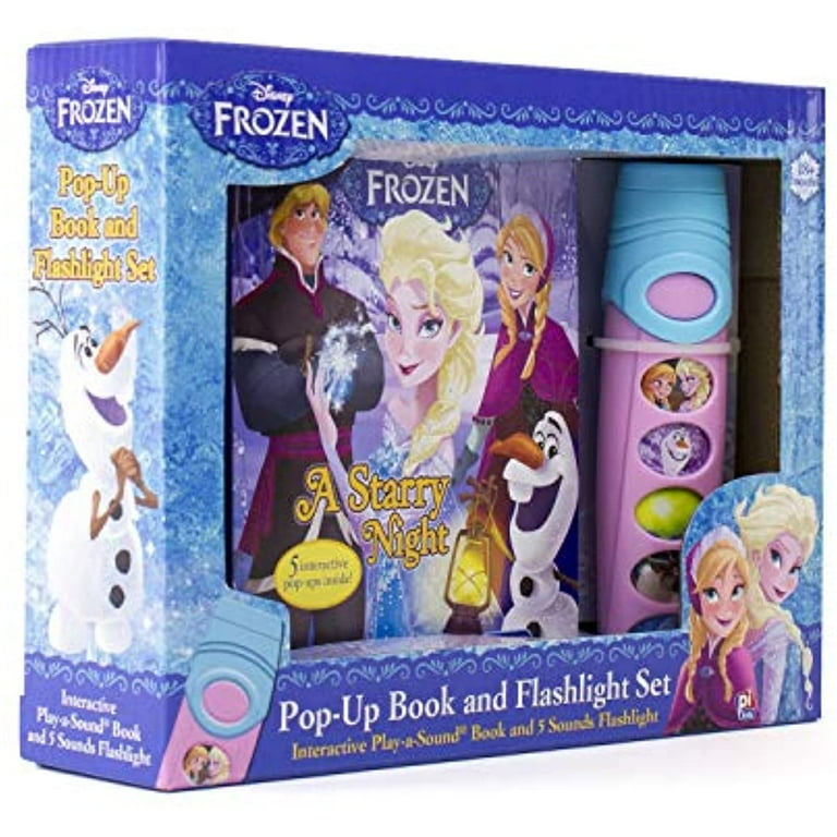 Disney Frozen Pop-Up Book and 5-Sound Flashlight Set, Paperback