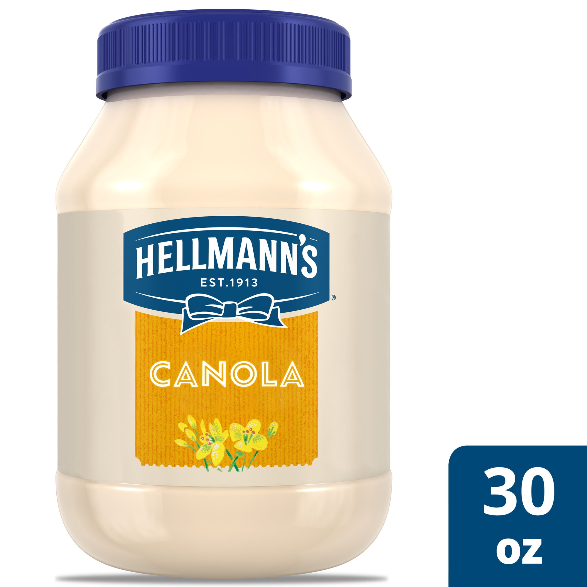Hellmann's Real Mayonnaise Canola Cholesterol Free Mayo 30 oz