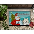 thumbnail image 3 of Caroline's Treasures BB1827JMAT Snowman with Pomeranian Door Mat, Indoor Rug or Outdoor Welcome Mat 24x36 Doormat , 24H, 3 of 4