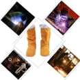 thumbnail image 3 of LHCER 1Pair Cowhide Heat Resistant Flame-Retardant Welding Boot CoverWelder Leg Foot Protection,Welding Shoes Cover,Safety Work Protection, 3 of 8