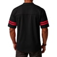 thumbnail image 3 of OIOLOYJM Mens T-Shirts V Neck Short Sleeve Soft Cotton Casual Tees Summer Basic Breathable Workout Tops Black M, 3 of 3