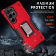 thumbnail image 2 of Case compatible Samsung S22 Ultra Shockproof Magnetic With Ring Holder Cheap and fine, 2 of 5