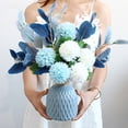 thumbnail image 4 of stanreset ABS Cloth Artificial Flower Portable Simulation Vivid Replacement Hotel Coffee House Wedding Fake Flowers Ornament Type 2, 4 of 6