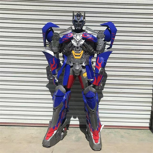 Disfraz de Robot transformable de tamaño humano para adultos, accesorio de Cosplay de la película Re Dino, ideal para regalo de cumpleaños