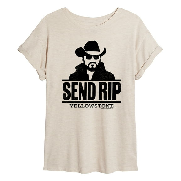 Yellowstone - Send Rip - Juniors Ideal Flowy Muscle T-Shirt