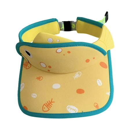 

Rovga Hats For Boys Girls Children Hat Summer Empty Top Hat Cartoon Fish Baseball Prints Cap Sun Visor Hat