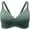 Pine Green, variant on Momcozy Nursing Bras for Breastfeeding, Seamless Pregnancy Maternity Bra Wireless Classic Jelly Strip Support Nursing Bra