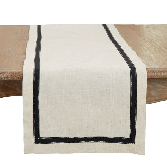Saro Lifestyle Grosgrain Accent Table Runner
