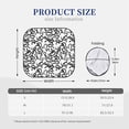thumbnail image 2 of Kdxio Hand Drawn Snake Print 2-Piece Sun Shade Front Windshield - Foldable Car Front Window Sunshades for Most Sedans SUV Truck, 2 of 6
