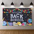 thumbnail image 5 of Colorful Welcome Banner Back to School Chalkboard Design Educational Supplies for Classroom Decor Kids Party School Event, 5 of 6