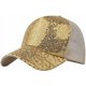 thumbnail image 2 of CaiYueKe Sparkle Baseball Cap Adjustable Mesh Back Glitter Sequin Sun Hat Playful Shiny Sporty Outdoor Party Fun Unisex Fashion Sport Hat Accessory Gift, 2 of 4