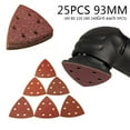 thumbnail image 1 of Lefu 25 pcs 93mm Triangle Sanding Pads Paper Set Hook & Loop Oscillating Multitool, 1 of 9