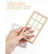 thumbnail image 3 of 2 juegos de mini ventanas para manualidades, 13,2 x 7,1 x 1,3 cm (5,2 x 2,8 x 0,5 pulgadas), ventana en miniatura para muebles, marco de ventana de 12 paneles, 3 of 6