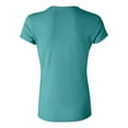 thumbnail image 3 of Bella 1001 T-Shirt Women's Junior Fit 1x1 Baby Rib Cap Sleeve, 3 of 5