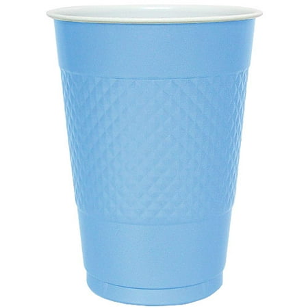Delft Blue Cup - Hanna K Plastic Cups, , 16 Oz, Light Blue, 50 Ct