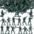 thumbnail image 1 of Figuras de plástico MCPINKY de Toy Soldiers para hombre, 100 unidades, de color verde, 1 of 6