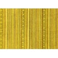 thumbnail image 1 of Ahgly Company Indoor Rectangle Abstract Yellow Modern Area Rugs, 2' x 3', 1 of 4