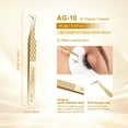 thumbnail image 4 of NAGARAKU AG Series High-Density Fiber Tip Anti-Slip Professional Tweezers for Eyelash Extensions AG-10, 4 of 7