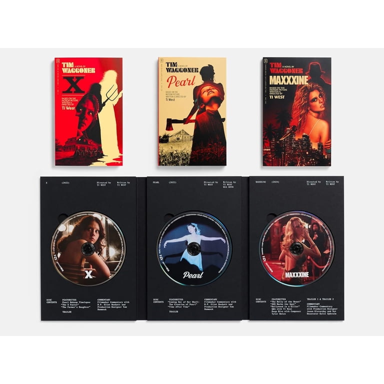A24, The X Trilogy X Pearl MaXXXine, 3-Disc Set, Horror Films