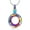 Colorful, variant on Crystal Circle of Life Memorial Pendant Cremation Jewelry Urn Necklace for Ashes Memorial Pendant Loved Ones Eternity Keepsake for Women Men