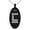 Black, variant on Stainless Steel Letter L Initial Empire Monogram Engraved Small Oval Charm Pendant Necklace