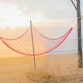 thumbnail image 3 of SOPOTUTU Red Nylon Mesh Outdoor Hammock Lightweight Portable for Camping, Backyard, Travel and Relaxation, 3 of 8