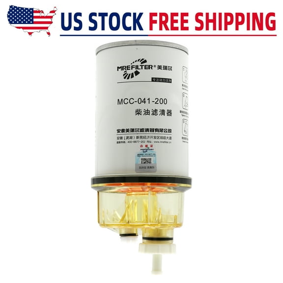 FS1242 Fuel Water Separator with plastic bowl Fit Freightliner 2001-2010