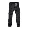 thumbnail image 3 of Cathalem Mens Cargo Pants Relaxed Fit Comfort Solutions Relaxed Fit Cargo Pants,Black 30, 3 of 5