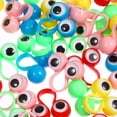 thumbnail image 3 of EeaseMX 50 juguetes educativos inteligentes para dedos, con ojos grandes, para niños, regalo de fiesta (colores variados)., 3 of 7