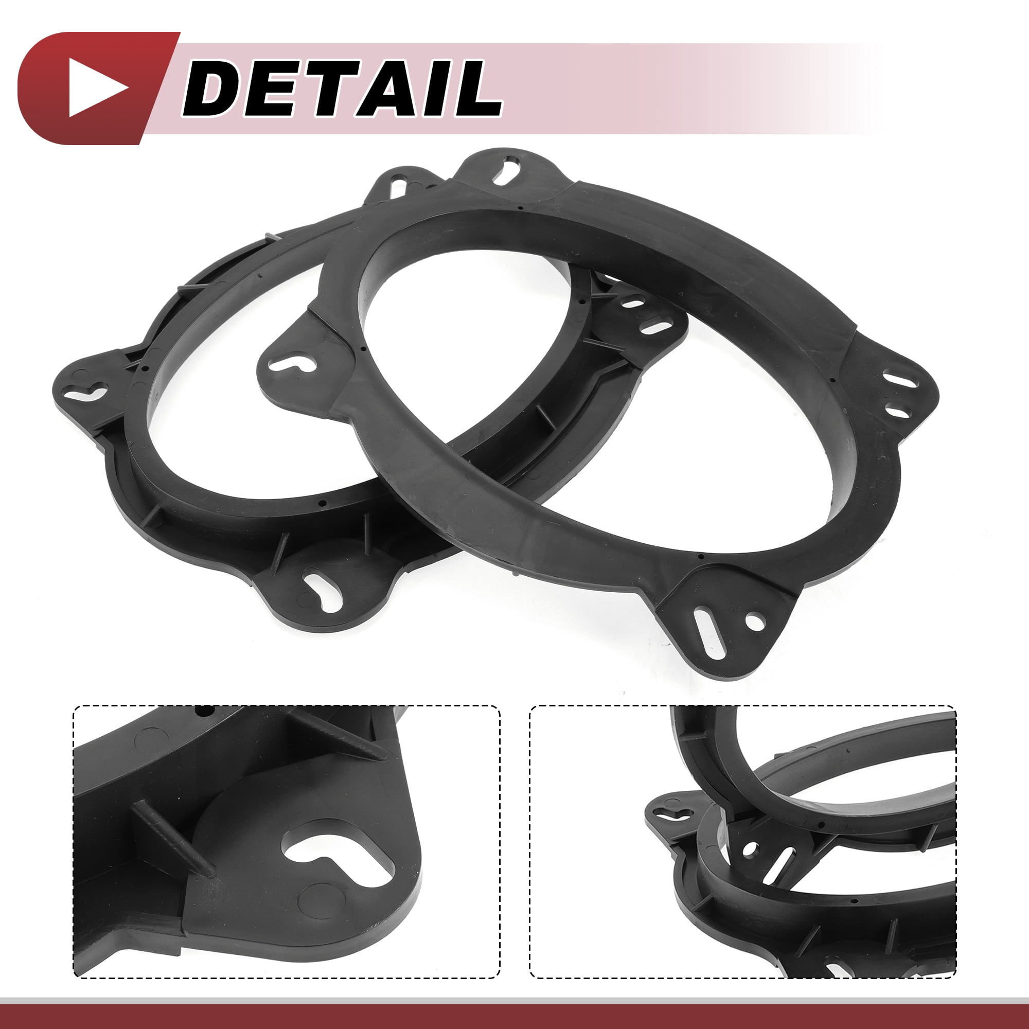 Unique Bargains 2 Pcs Audio Coaxial Speaker Spacer Ring for Toyota Tundra 2007-2021