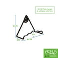 thumbnail image 2 of ACHLA Designs B-37S-2 Cintre Mural 4,5 Pouces & 44; Petit - Pack de 2, 2 of 5