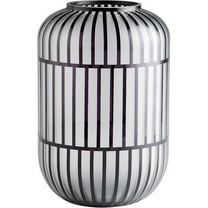 Cyan lighting - Lined Up - Vase-13.5 Inches Tall and 9 Inches Wide - Cyan