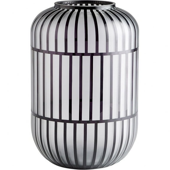 Cyan lighting - Lined Up - Vase-13.5 Inches Tall and 9 Inches Wide - Cyan