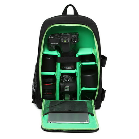Waterproof Digital DSLR Camera Video Bag SLR Camera Backpack PE Padded for (Best Dslr Camera Backpack 2019)