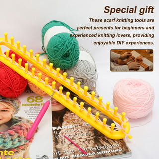 Scarf Knitting Machine - Knitting & Crochet Supplies for Kids - Children's Knitting  Machine Hand Crank Knitting Round Loom Knit Loom Machine 24 Needles Weaving  Loom Kit for Hat, Scarf Generic price