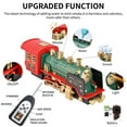 thumbnail image 4 of Train Set Toy, Remote RC Train Set Locomotive Rechargeable W/ Smoke, Lights, Sounds Railway for Boys Girls Age 3 4 5 6 + Kids, 4 of 9