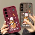 thumbnail image 5 of Funda de TPU suave de alce de Navidad para Samsung Galaxy S23, S24 Ultra, S21 FE, S22 Plus, A55, A54, A15, A14, A35, A25, A53, 5G, 5 of 5