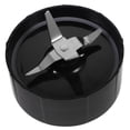 thumbnail image 4 of KAKOWELY 4 Fins MB 250W Blender Crossblades Botton Base Juicer Mixer Spare Assembly Replacement Black3.43"X3.43"X2.44", 4 of 5