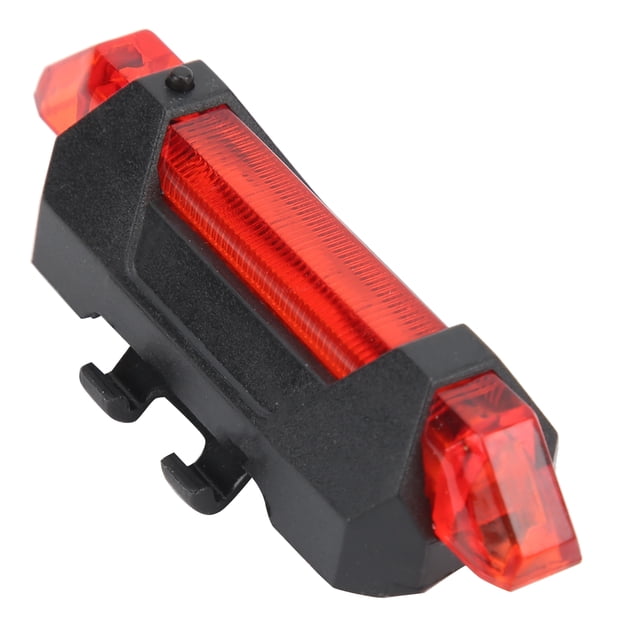 918 Rechargeable Bicycle Tail Light, Bicycle Rear Tail Warning Light ABS Plastic for Jogging for Strollers for Students White,Red,Blue