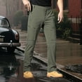 thumbnail image 2 of oqasdz Men's Pants Lined Hiking Thermal Insulated Outdoor Climbing Trousers Winter Windproof Softshell Trekking Adventure Activities, 2 of 4
