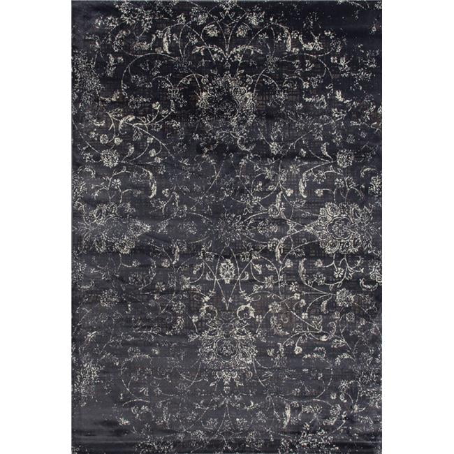 9 x 13 ft. Karelia Collection Ethereal Woven Area Rug, Steel Gray