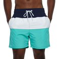 thumbnail image 1 of Men's Swim Trunks Quick Dry Beach Shorts with Pockets Men's Simple Style Three Color Swim Trunk, 1 of 7